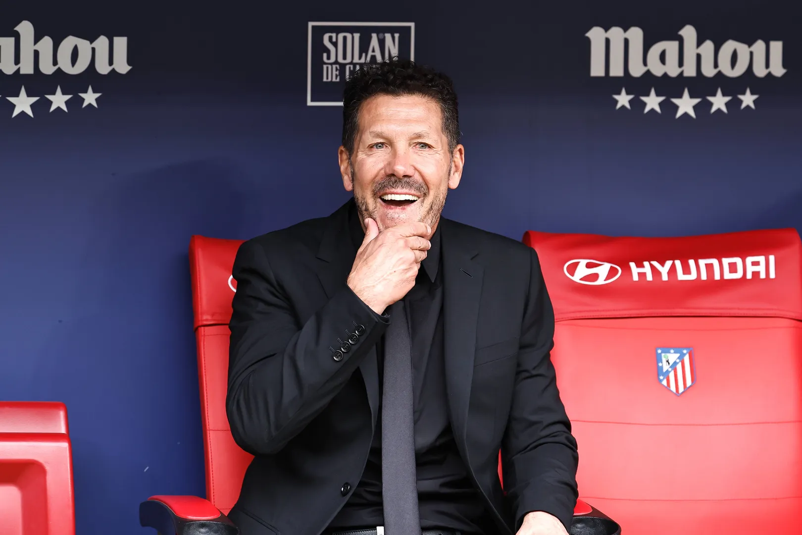 Diego Simeone, t&eacute;cnico do Atl&eacute;tico de Madrid
