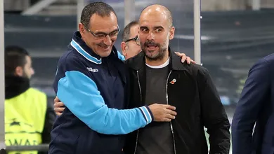 Guardiola: &ldquo;Gostaria de Sarri na Premier League. Ver seu time jogar &eacute; um espet&aacute;culo&rdquo;