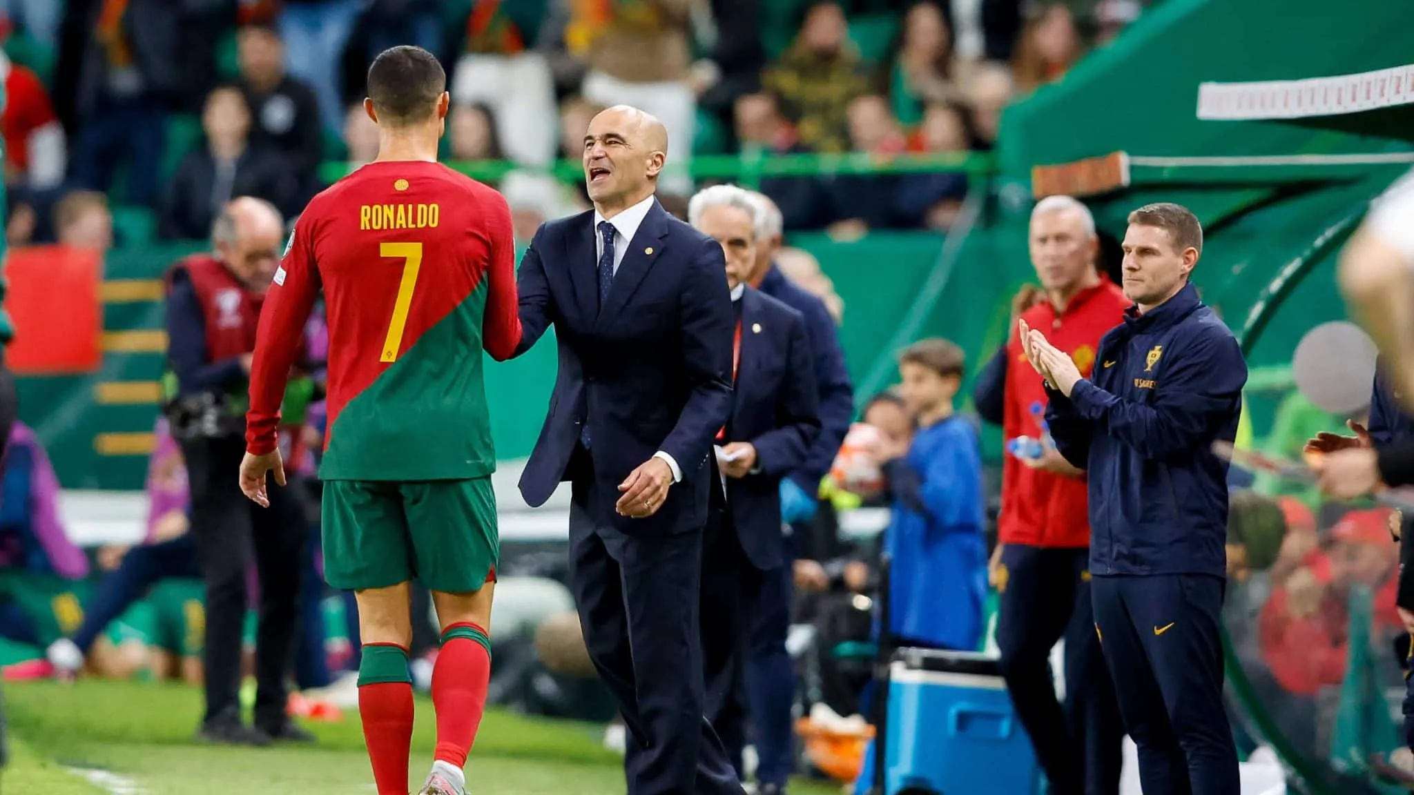 Mart&iacute;nez: &ldquo;Cristiano Ronaldo &eacute; um jogador &uacute;nico e a experi&ecirc;ncia que ele tem no vesti&aacute;rio &eacute; muito importante&rdquo;
