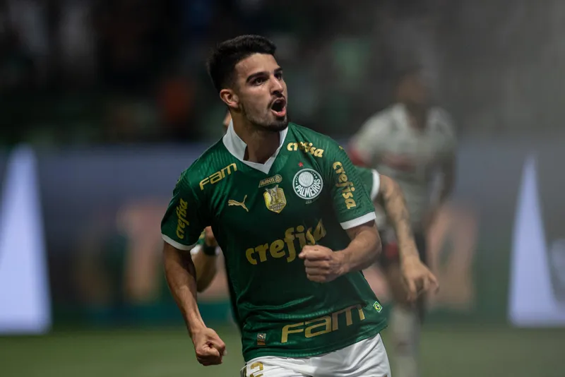 Flaco Lopez comemora gol na vit&oacute;ria contra o S&atilde;o Paulo (Foto: Ronaldo Barreto/Thenews2/Gazeta Press)