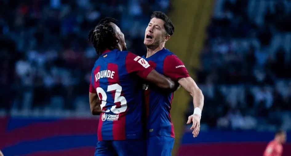 O Barcelona sofreu em casa contra o Alav&eacute;s, mas a precis&atilde;o de Lewa possibilitou a virada