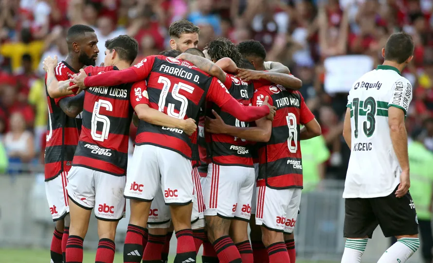 Flamengo x Coritiba pelo Campeonato Brasileiro 2023