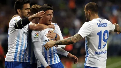 V&aacute;zquez brilhou, mas foi o M&aacute;laga que arrancou uma grande vit&oacute;ria contra o Sevilla