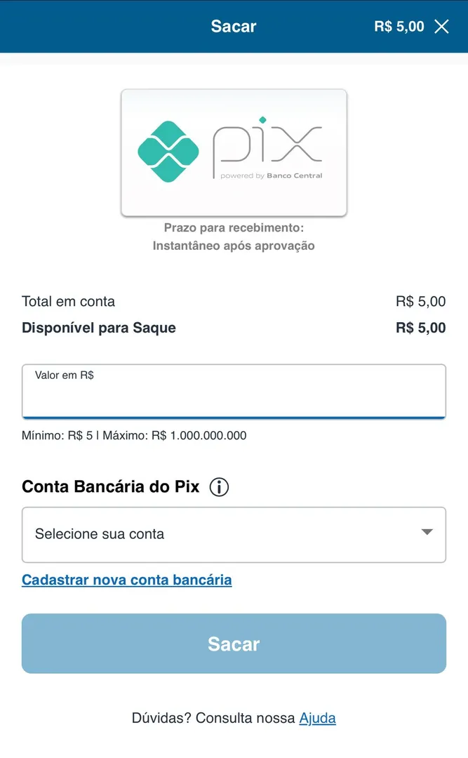 Saque Sportingbet: quanto demora, limites e valores m&iacute;nimos!