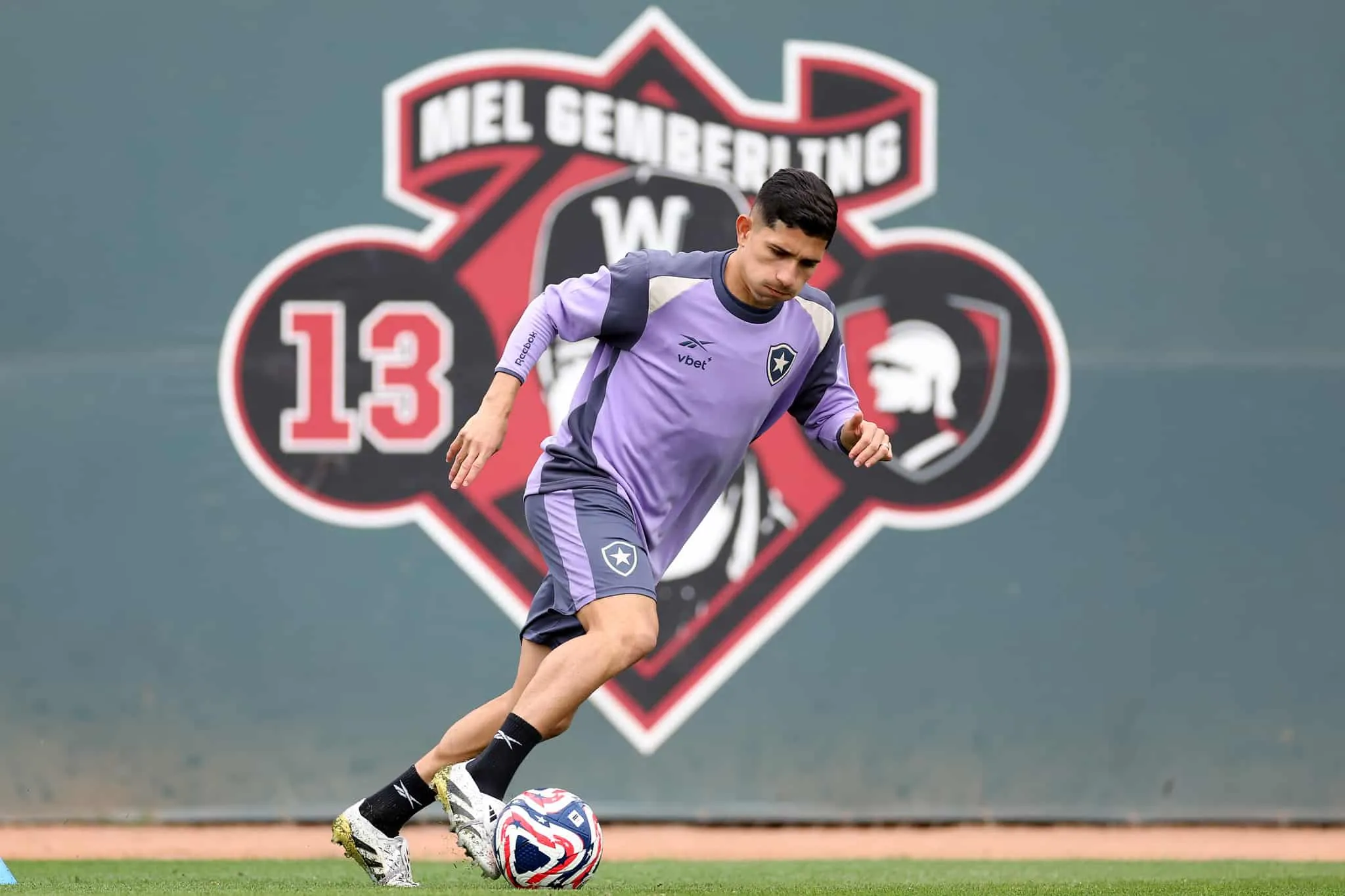 Savarino em treinamento nos Estados Unidos