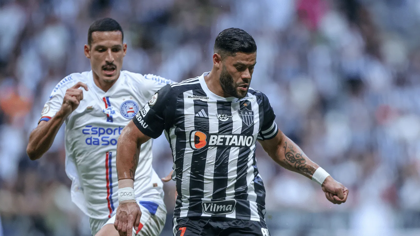 Em duelo t&aacute;tico, Atl&eacute;tico-MG e Bahia anotam gola&ccedil;os, mas apenas empatam