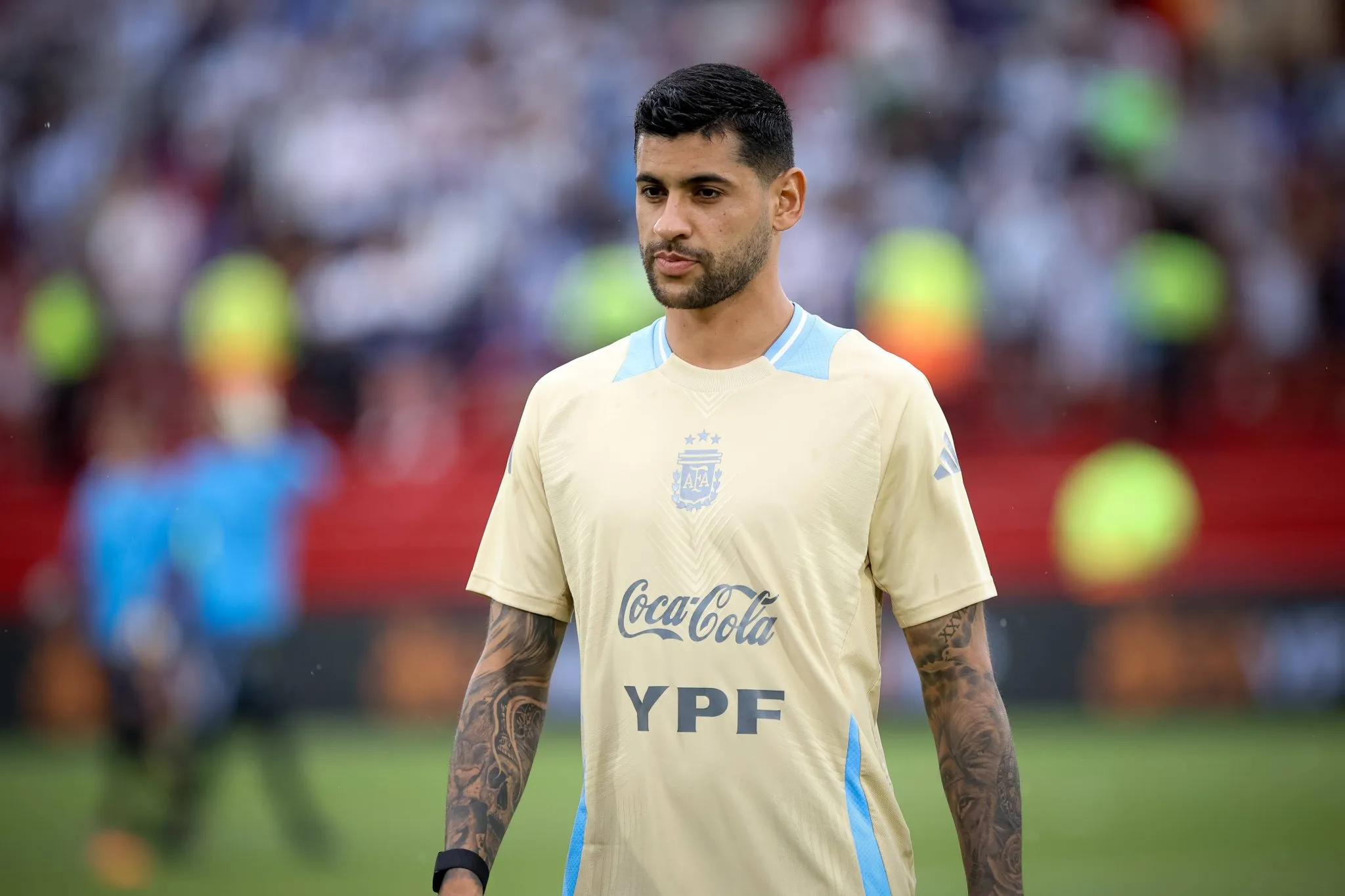 Cuti Romero pela sele&ccedil;&atilde;o argentina (Foto: Imago/SOPA Images)