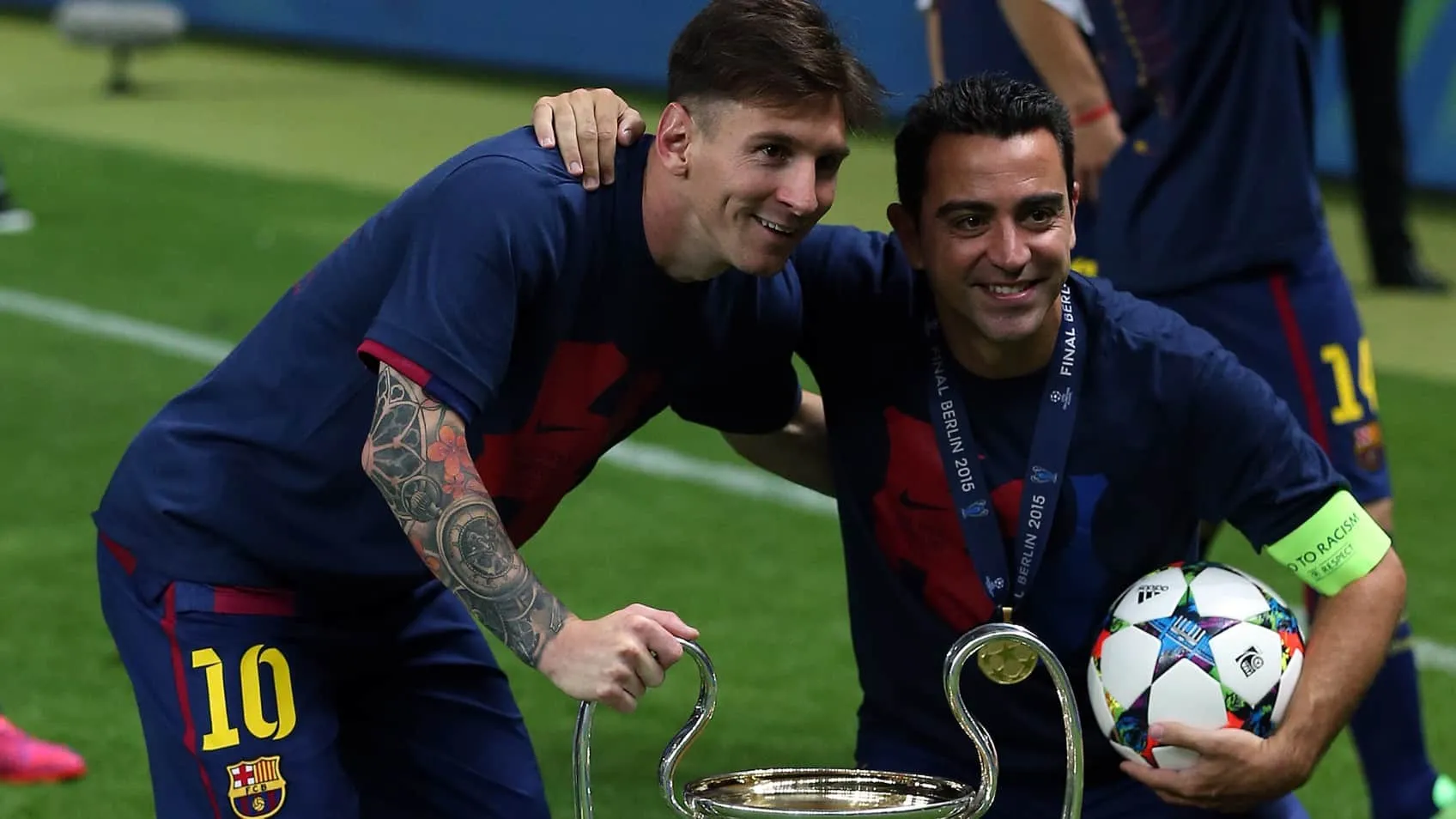 Xavi: &ldquo;Messi &eacute; o melhor jogador da hist&oacute;ria, com certeza&rdquo;
