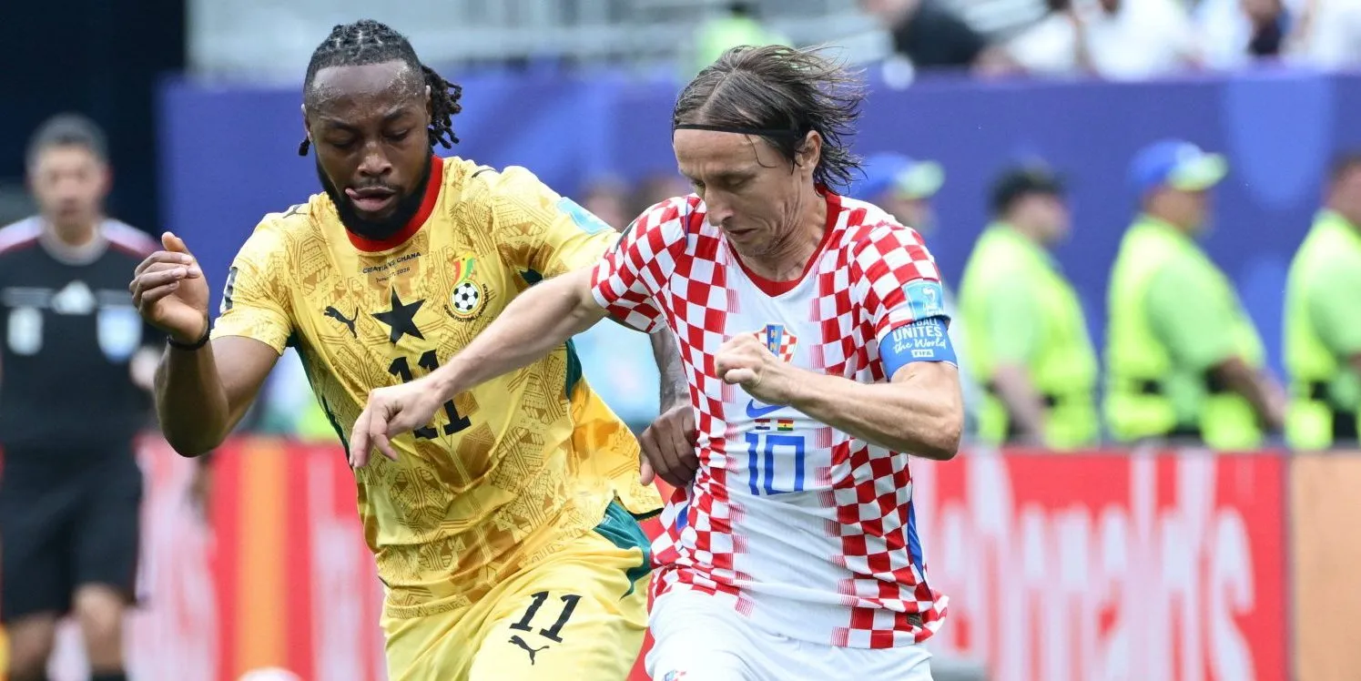 Como Modric liderou nova vit&oacute;ria da Cro&aacute;cia diante do forte pragmatismo de Gana?