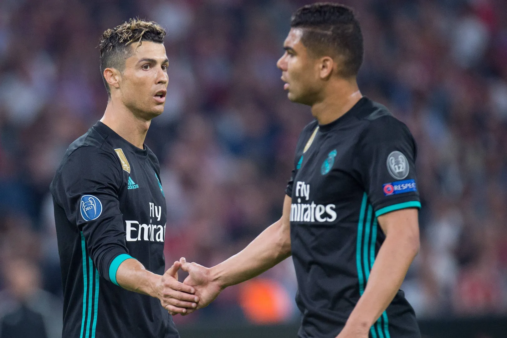 Cristiano Ronaldo sonha em reeditar parceria de sucesso com Casemiro Foto: (Imago)