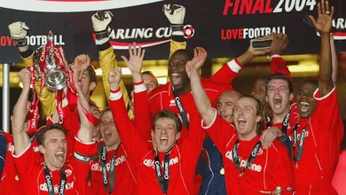 A ic&ocirc;nica conquista do Middlesbrough em 2004, quebrando um tabu de 128 anos sem trof&eacute;us relevantes