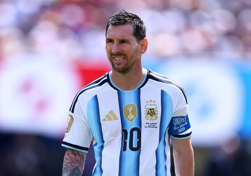 Lionel Messi em Argentina x Espanha na final da Copa do Mundo
