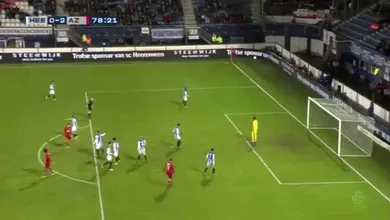 Idrissi teve categoria (e tamb&eacute;m muita mal&iacute;cia) para este gol ol&iacute;mpico na Eredivisie