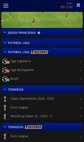 Jogos de futebol virtual dispon&iacute;veis na Esportes da Sorte