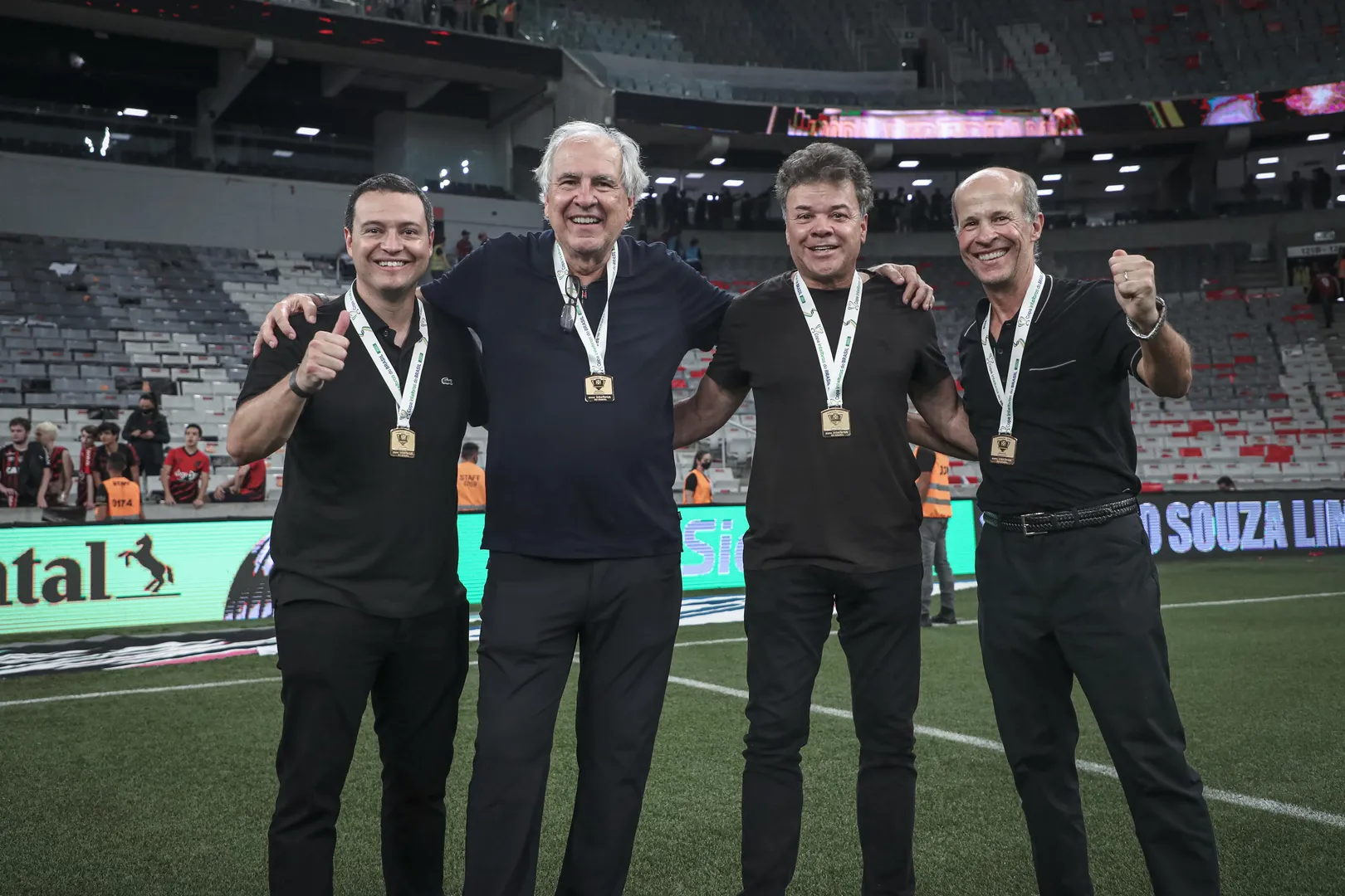 Os s&oacute;cios majorit&aacute;rios da SAF do Atl&eacute;tico, intitulados 4Rs