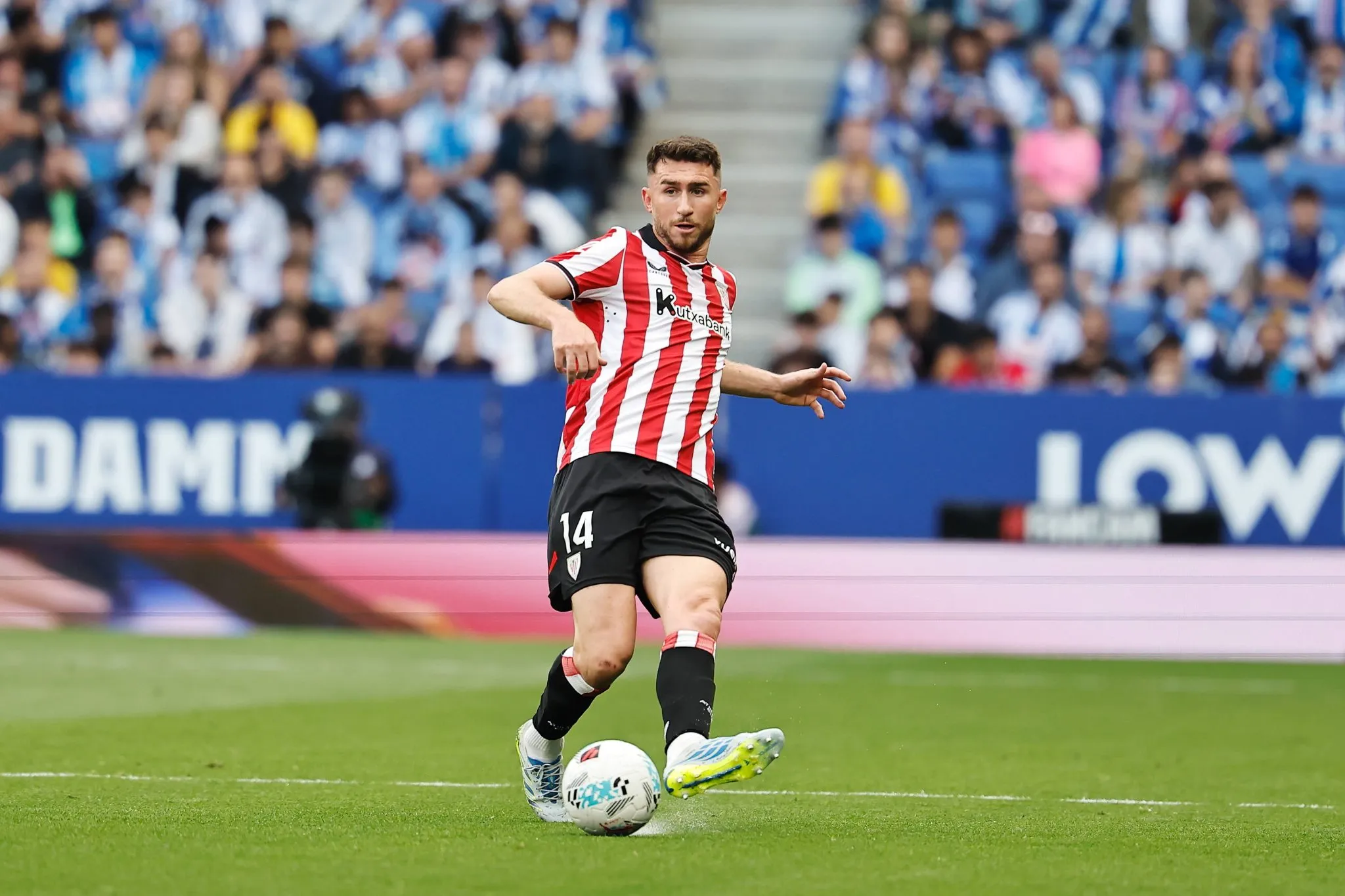Aymeric Laporte, em atua&ccedil;&atilde;o pelo Athletic Bilbao (Foto: IMAGO / AFLOSPORT)