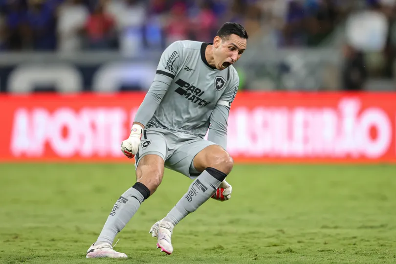 Gatito Fern&aacute;ndez em a&ccedil;&atilde;o pelo Botafogo 