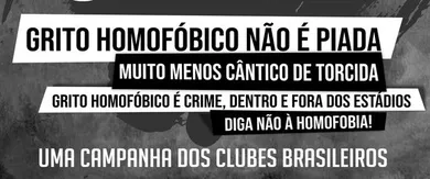 Os 20 clubes do Brasileir&atilde;o se uniram numa manifesta&ccedil;&atilde;o contra a homofobia