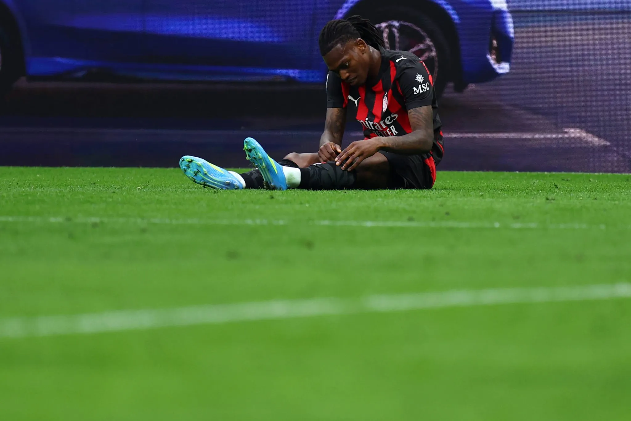 Rafael Le&atilde;o em jogo do Milan