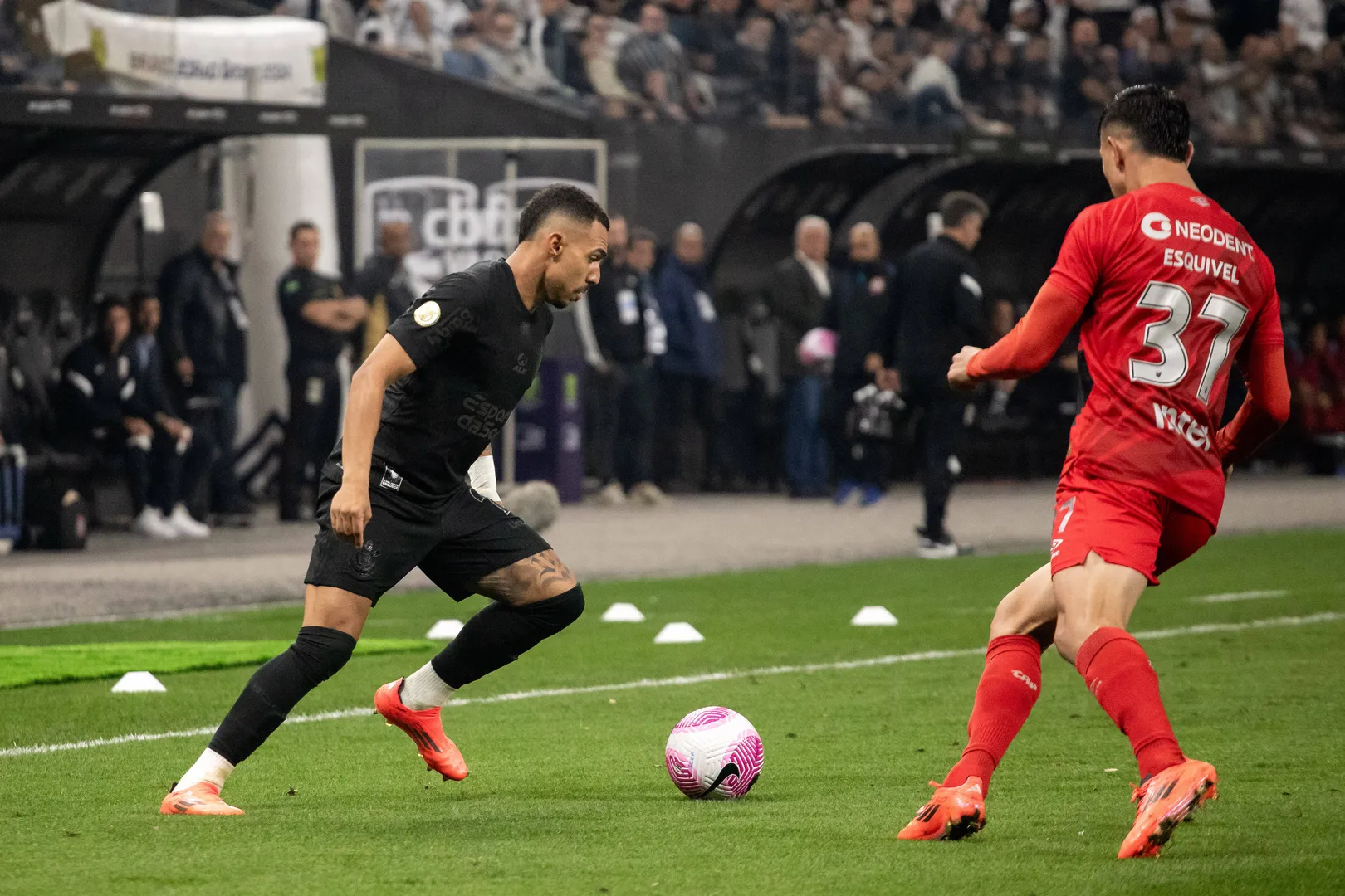 Matheuzinho Corinthians Athletico Brasileir&atilde;o 2024