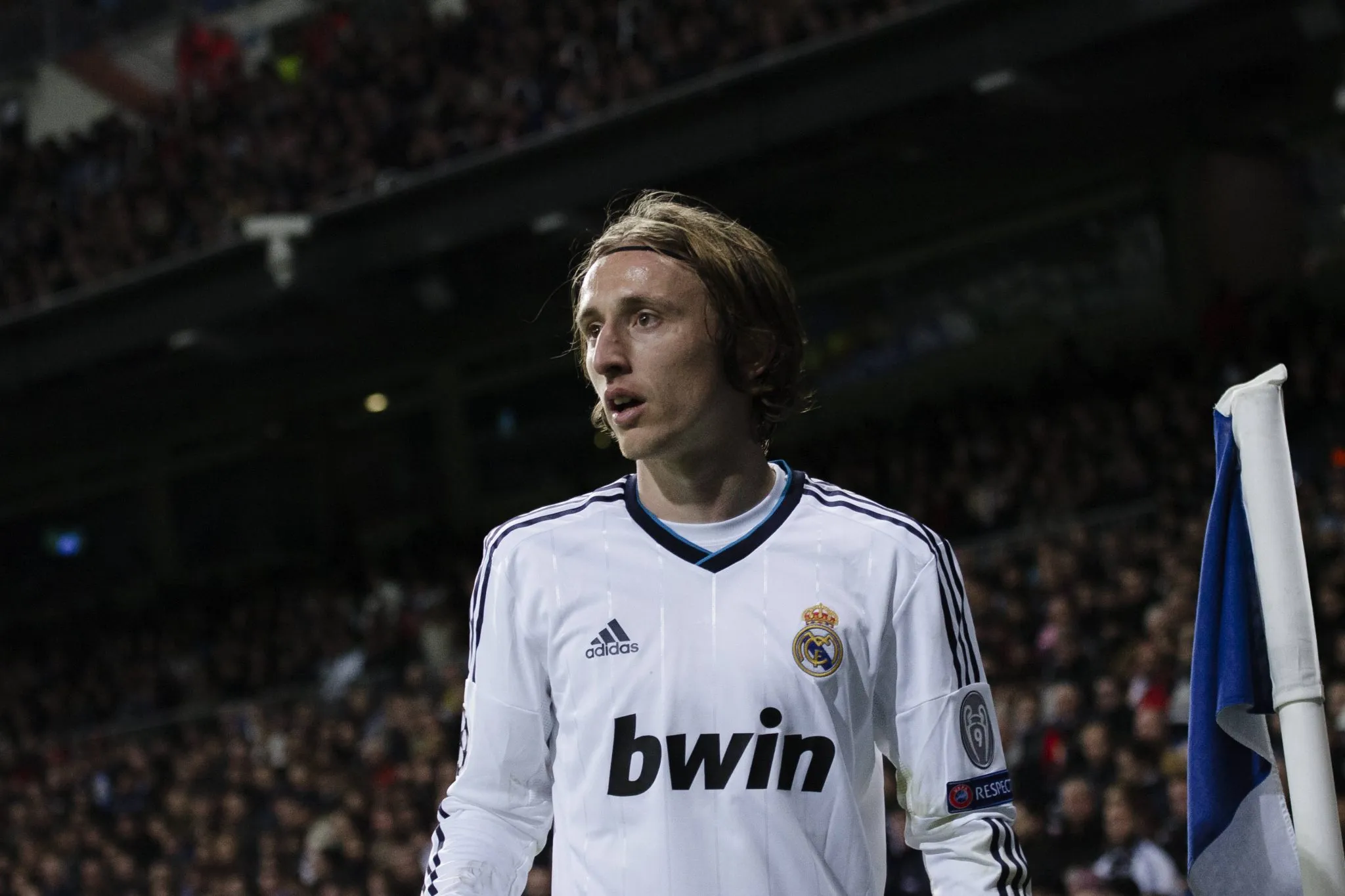 Modric pelo Real Madrid em 2012 