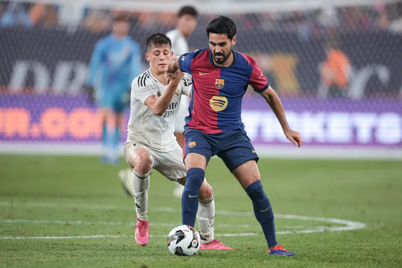 Barcelona e Real Madrid na pr&eacute;-temporada em turn&ecirc; nos EUA. Foto: Icon Sport