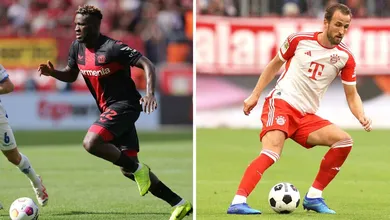 Bayern x Leverkusen: briga pela lideran&ccedil;a da Bundesliga tem duelo entre Kane e Boniface