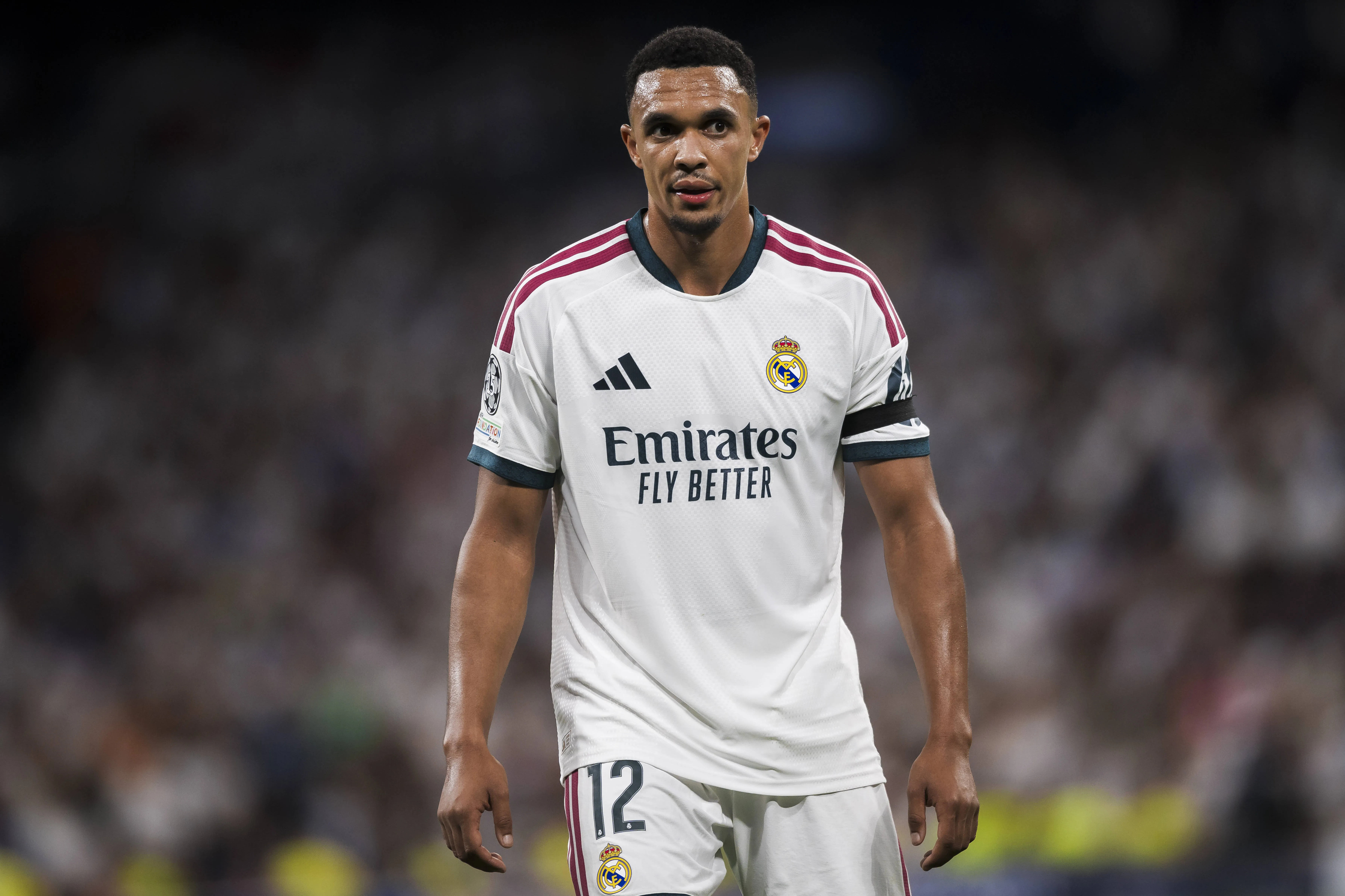 Alexander-Arnold em a&ccedil;&atilde;o pelo Real Madrid