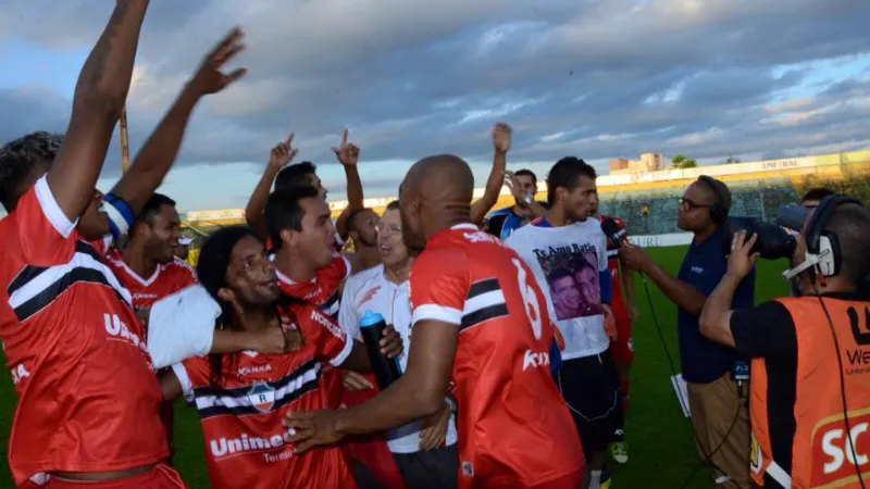 River comemora vaga na final da S&eacute;rie D (Divulga&ccedil;&atilde;o)