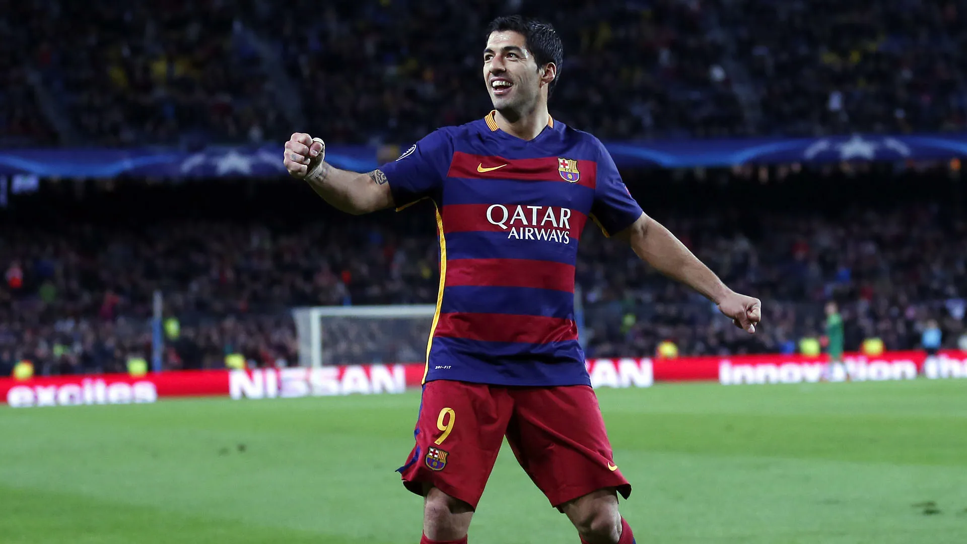 Baila comigo: Messi, Su&aacute;rez e Neymar jogam futebol que faz torcida do Barcelona sonhar acordada