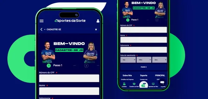 Cadastro pelo celular