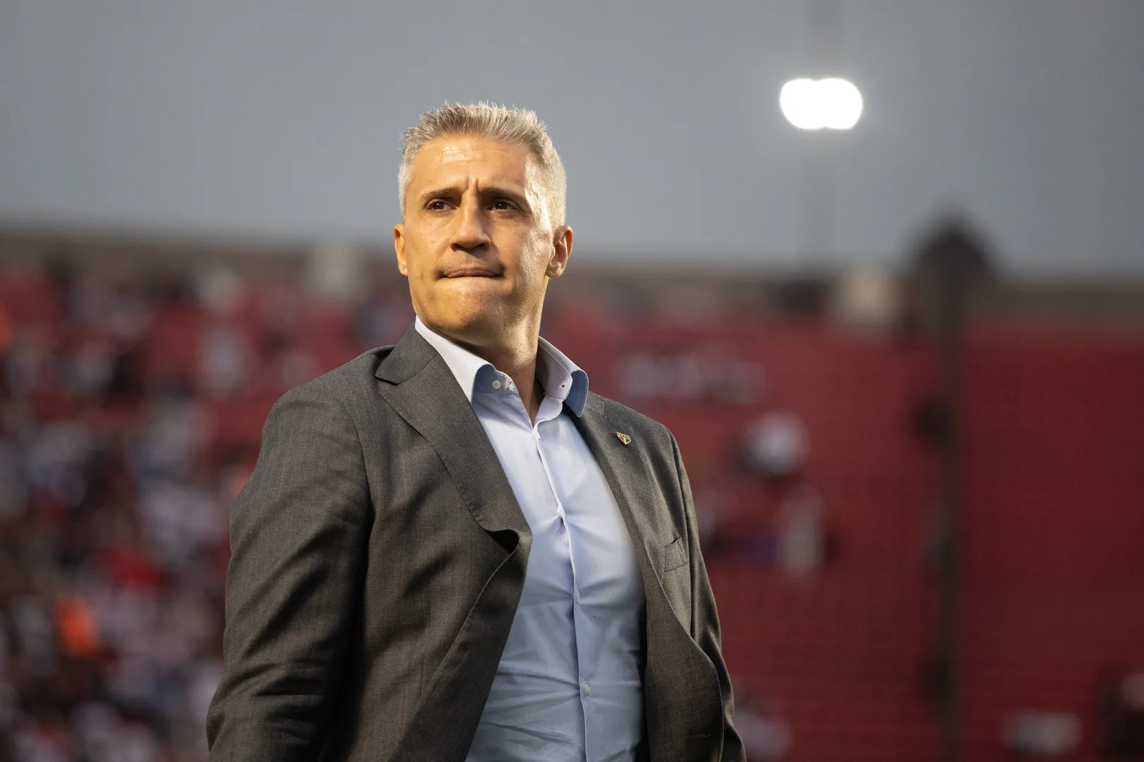 Hern&aacute;n Crespo, t&eacute;cnico do S&atilde;o Paulo