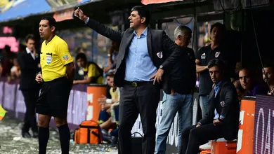 Assistente de Gallardo, Mat&iacute;as Biscay diz que resultado foi justo e comemora decidir no Monumental