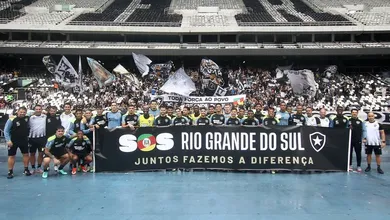 Como trag&eacute;dia no RS uniu Gr&ecirc;mio e Botafogo, advers&aacute;rios neste domingo, pelo Brasileiro