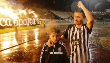 Ap&oacute;s 861 jogos com a camisa do Partizan, Sasa Ilic recebeu um grande adeus da torcida