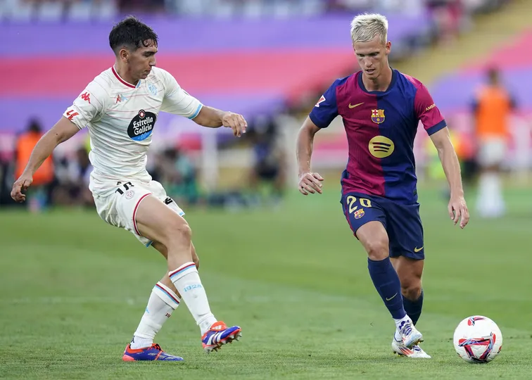 Luis de la Fuente afirmou que Dani Olmo &eacute; d&uacute;vida para a Espanha na Nations League
