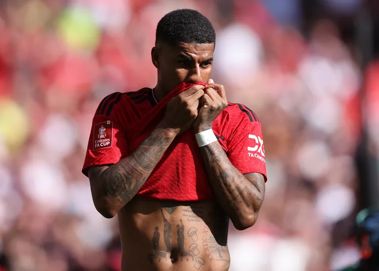 Foto: (IconSport) - Marcus Rashford pode deixar o Manchester United