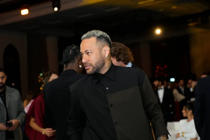 Neymar na premia&ccedil;&atilde;o do Globe Soccer Awards
