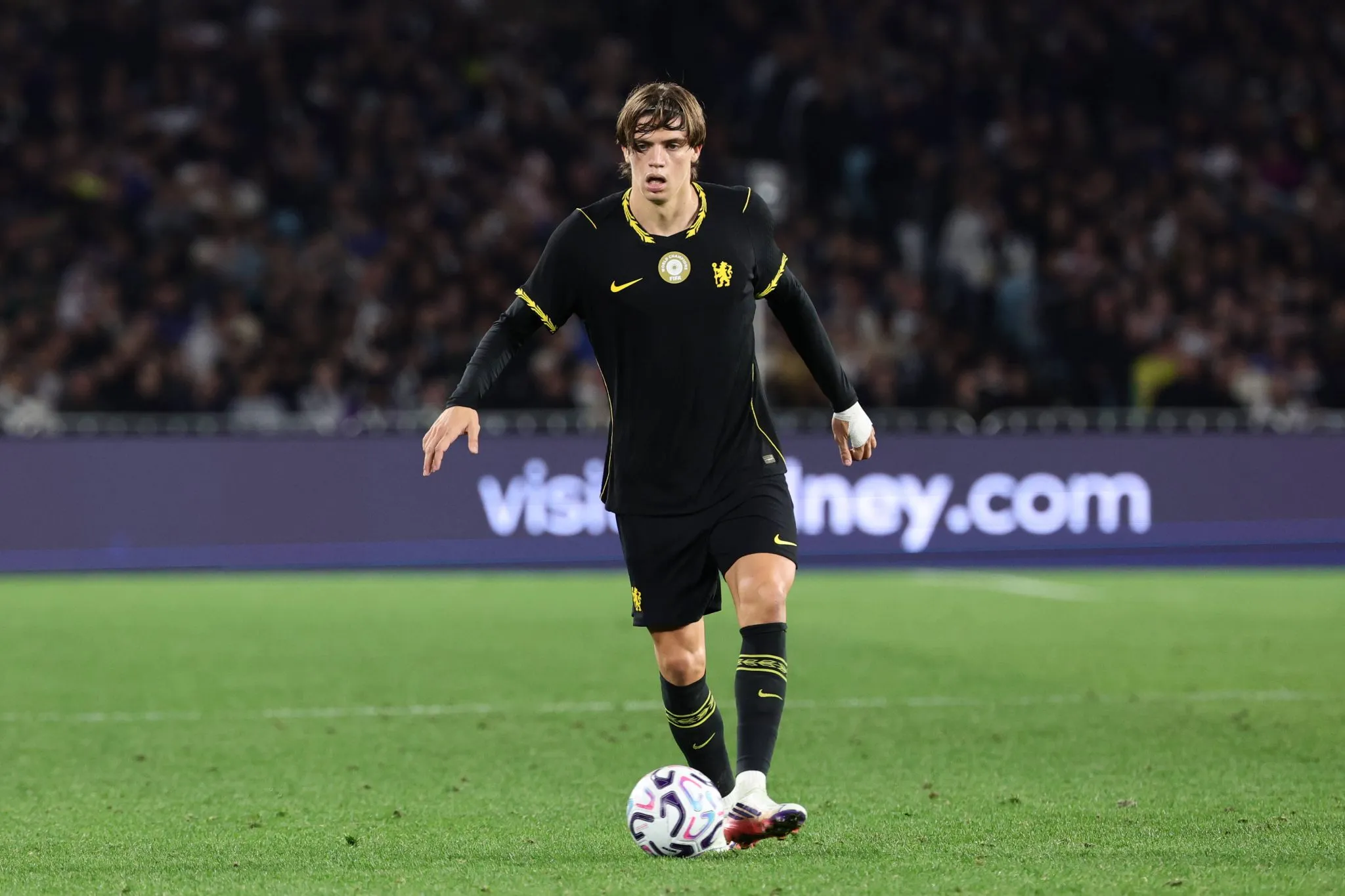 Marco Palestra em campo pelo Chelsea na pr&eacute;-temporada