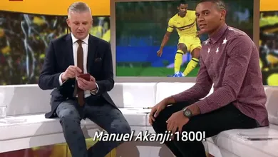 Manuel Akanji, zagueiro do Dortmund, &eacute; espantosamente bom de aritm&eacute;tica