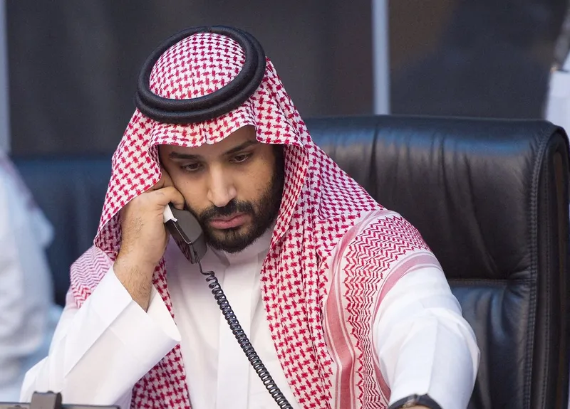Mohammad bin Salman &eacute; o pr&iacute;ncipe herdeiro e primeiro-ministro da Ar&aacute;bia Saudita