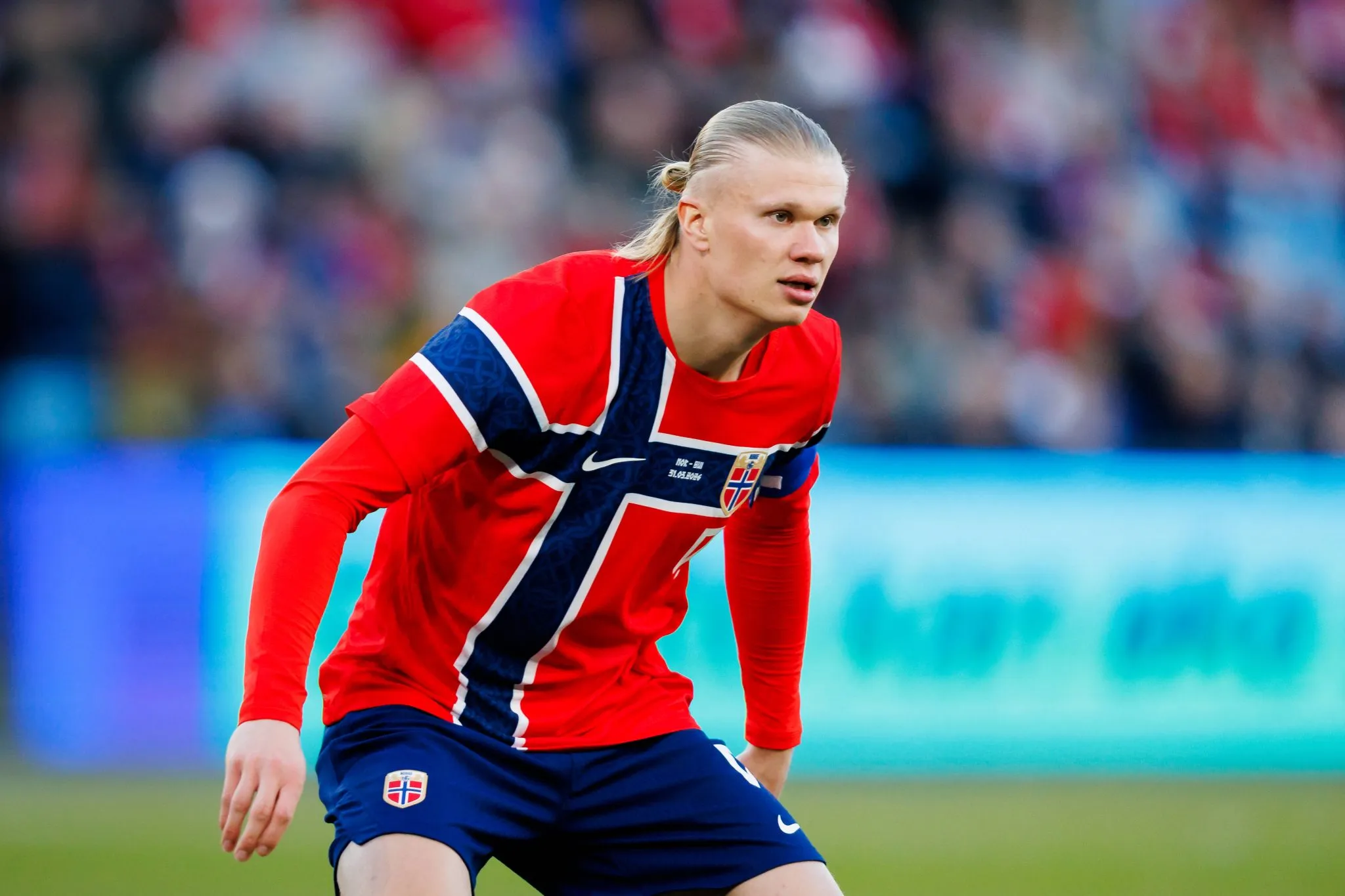 Haaland em a&ccedil;&atilde;o pela Noruega