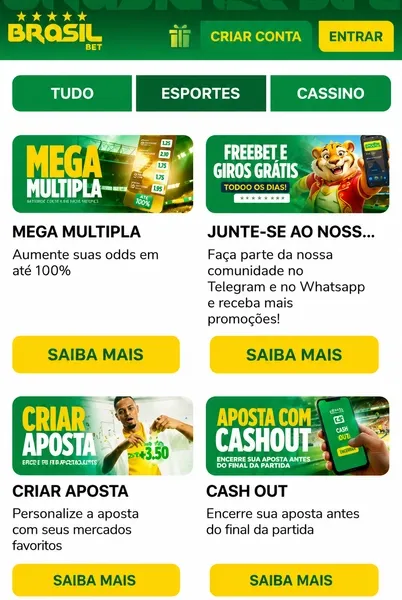 Cat&aacute;logo promocional dispon&iacute;vel na p&aacute;gina da Brasil Bet