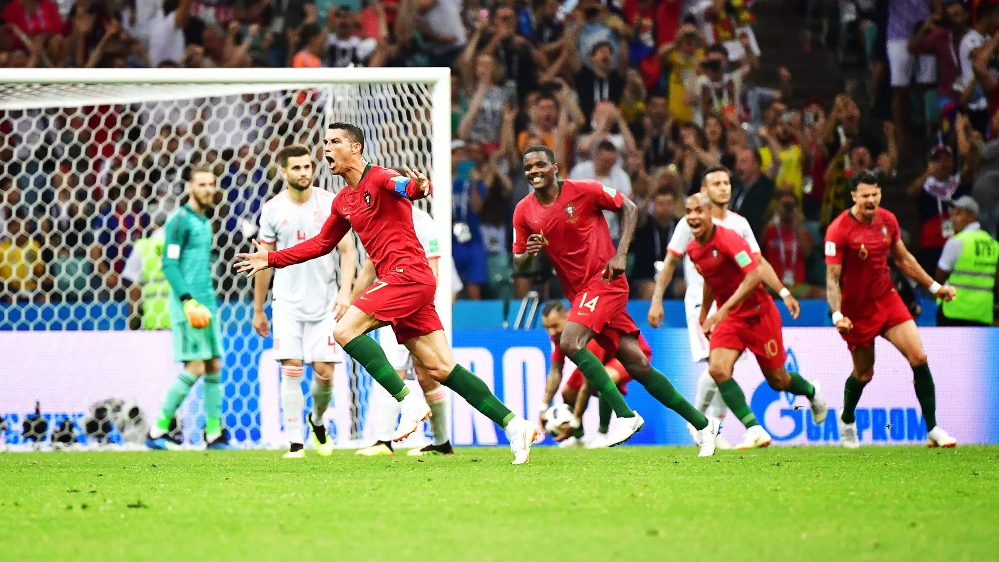 Ronaldo foi o vice-artilheiro do Mundial de 2018, com 4 gols. Foto: IMAGO/TT