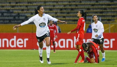 Um canudo de fora da &aacute;rea abriu o caminho &agrave; segunda vit&oacute;ria do Corinthians na Libertadores Feminina