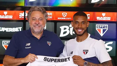 Apresentado, refor&ccedil;o que chegou para substituir Calleri no S&atilde;o Paulo diz que tem caracter&iacute;stica&nbsp;diferente