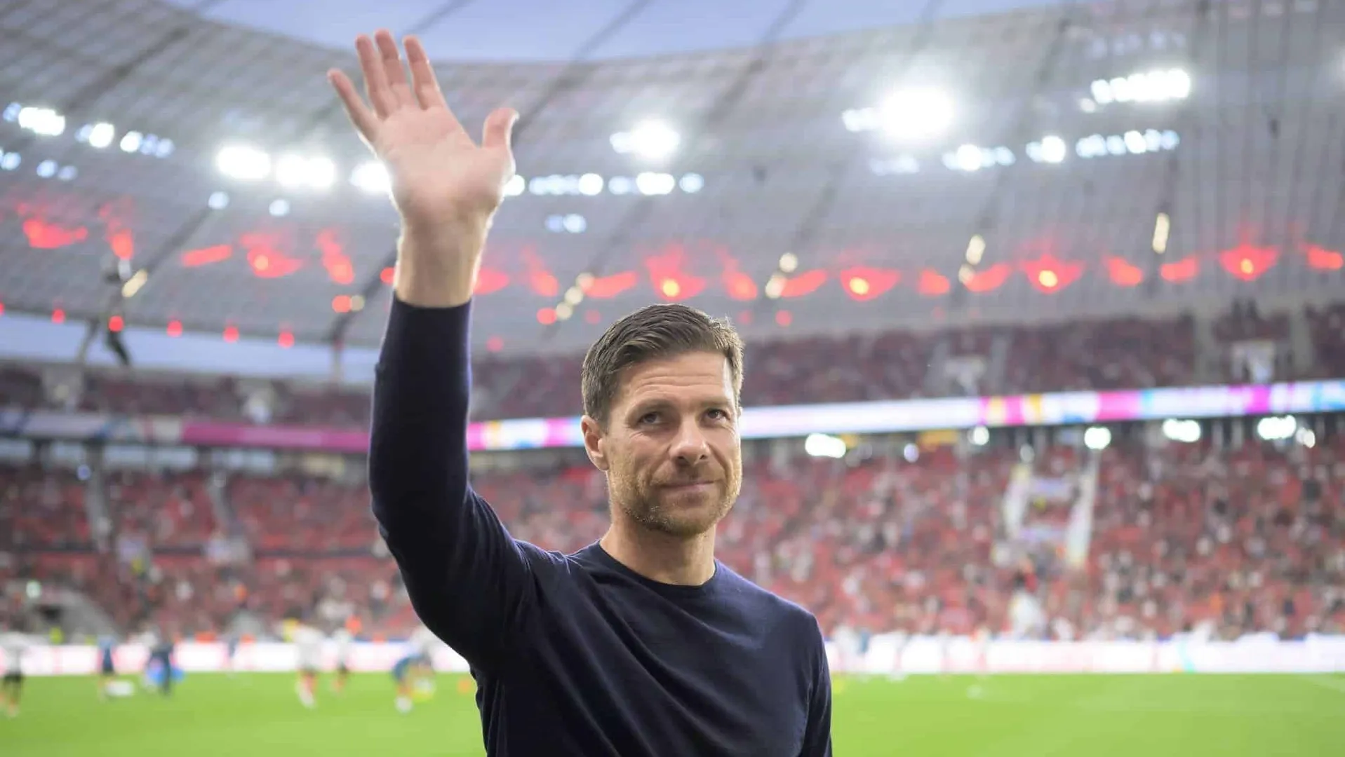 O t&eacute;cnico Xabi Alonso, do Bayer Leverkusen
