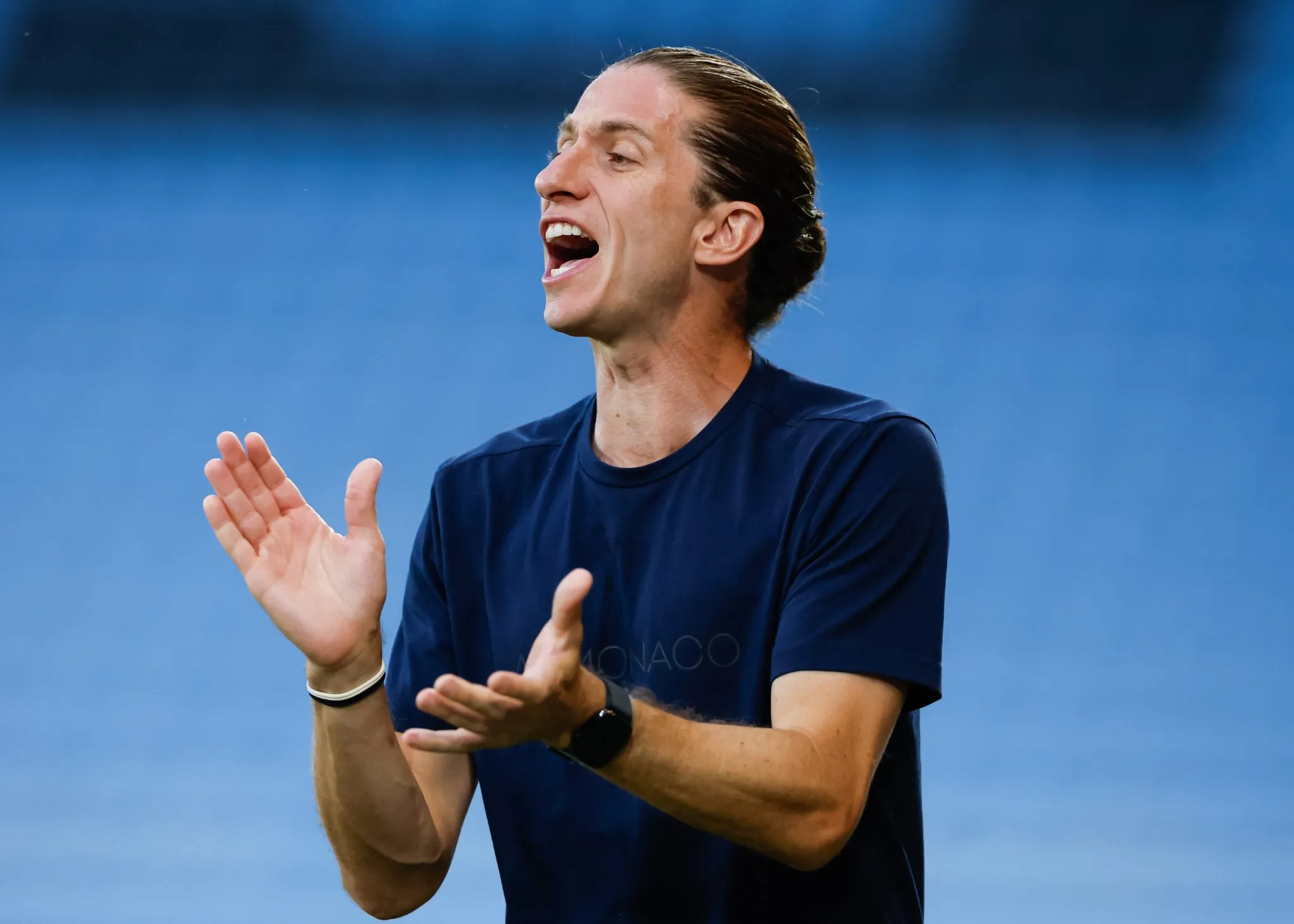 Filipe Lu&iacute;s em amistoso do Monaco