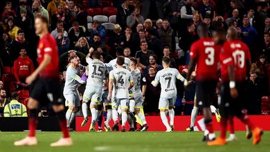 Lampard tem sua primeira grande hist&oacute;ria para contar como t&eacute;cnico ao eliminar Man United no Old Trafford
