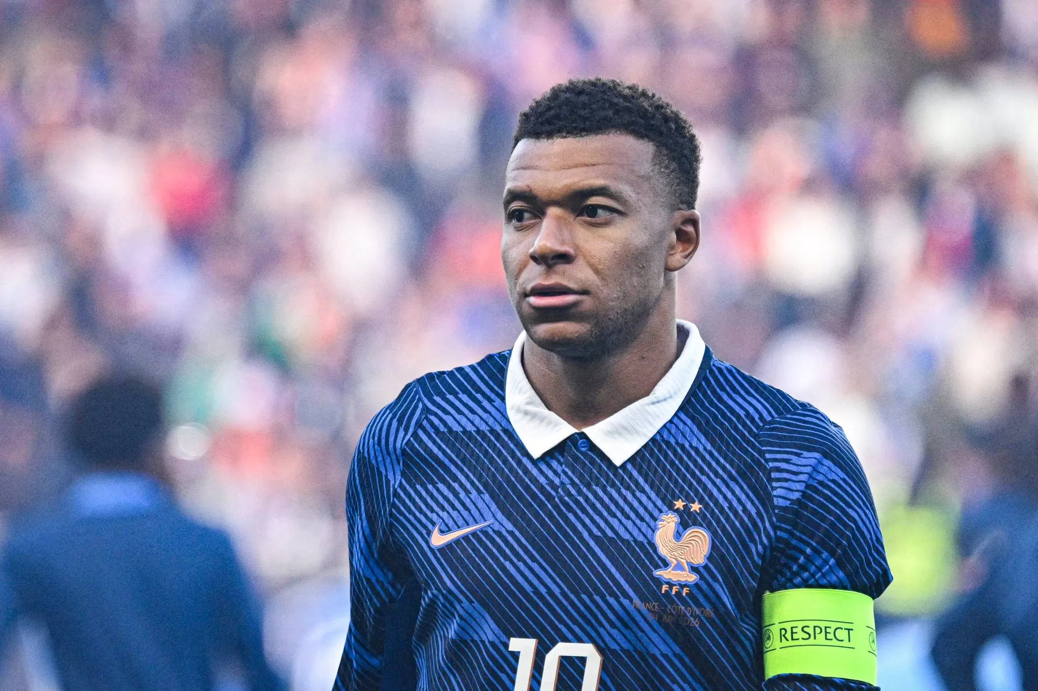 Kylian Mbapp&eacute; em amistoso da sele&ccedil;&atilde;o francesa